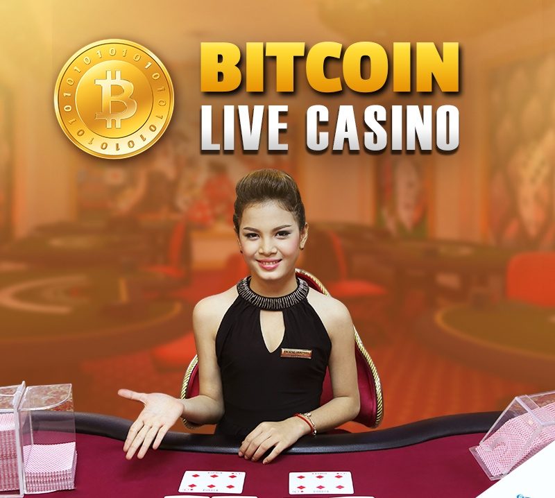 Bitcoin Live Casino female dealer
