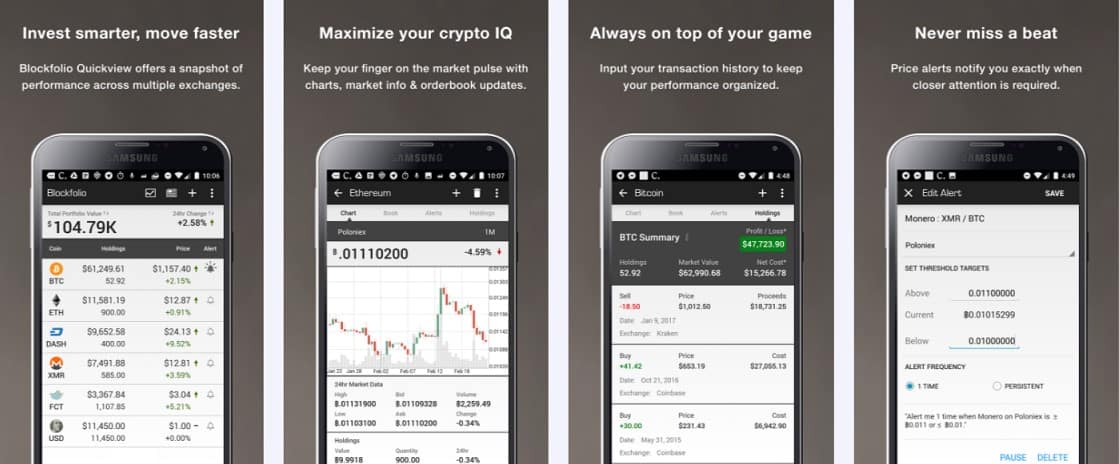 cryptocurrency portfolio tracker blockfolio