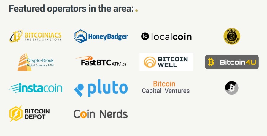 Bitcoin operators in Toronto